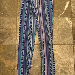 Multicolor Striped Women's Pants